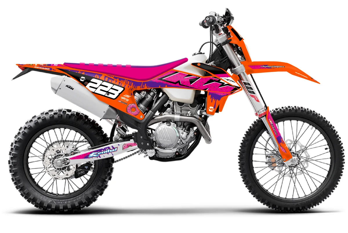 Kit déco NG KTM 125 / 250 / 300 / 350 / 450 / 500 EXC / EXCF / TPI 2020 -> Mobility 2023 | DONUTS Séries - Tout pour Créer des Expériences Mémorables en Extérieur