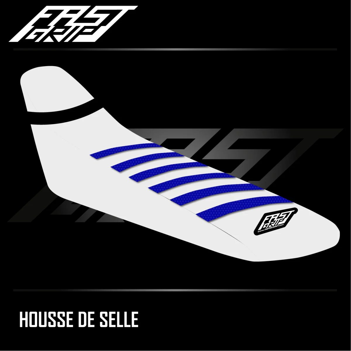 Housse de selle Yamaha 250 YZF 2014 -> 2018 / 450 YZF 2014 -> 2017 Blanche | Bleue - Tout pour Créer des Expériences Mémorables en Extérieur Housse de selle Yamaha 250 YZF 2019 -> 2023 / 450 YZF 2018 -> 2022 Blanche  | Bleue - Fast Grip