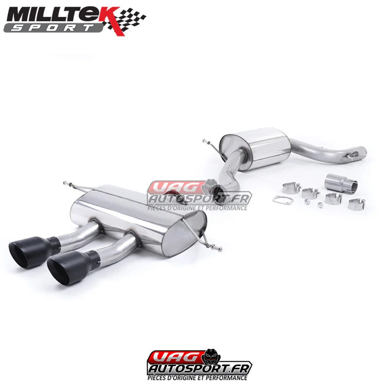 Demi-ligne CatBack silencieux intermédiaire Silencieux Ar Necessite Valance Seat Sport Sorties GT100 Black Seat Leon Cupra TSI 265cv SSXSE149 Milltek Saldi Straordinari Offerte Speciali Disponibili Adesso