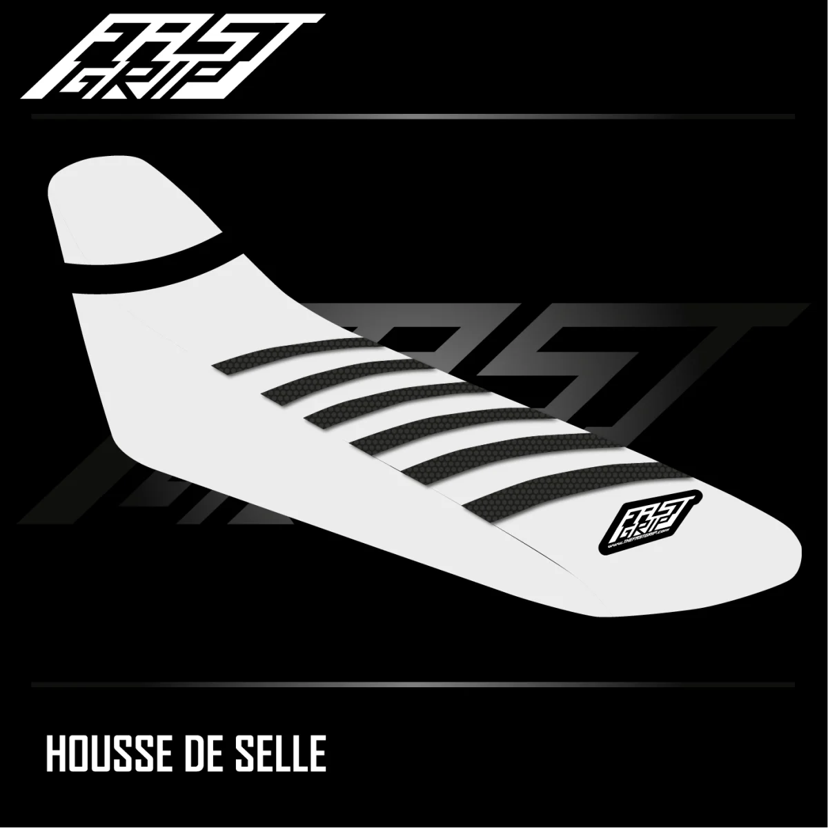Housse de selle Yamaha 250 WRF 2020 -> 2024 / 450 WRF 2020 -> 2023 Blanche | Noire - Tout pour Créer des Expériences Mémorables en Extérieur - {'count': 1, 'name': 'rechange'}