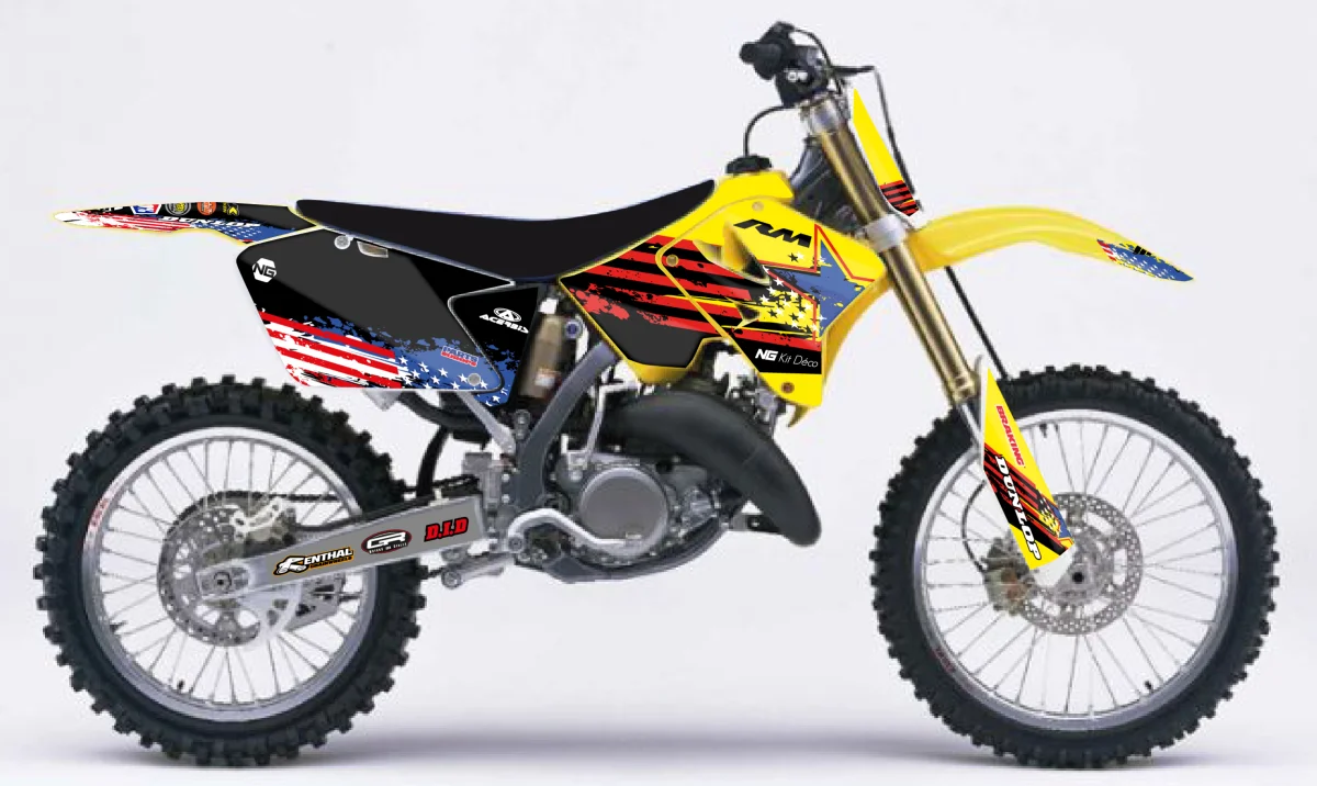 Kit déco NG Suzuki 125 / 250 RM 2001 -> 2012 | USA Séries - Tout pour Créer des Expériences Mémorables en Extérieur - {'count': 1, 'name': 'Z250'}