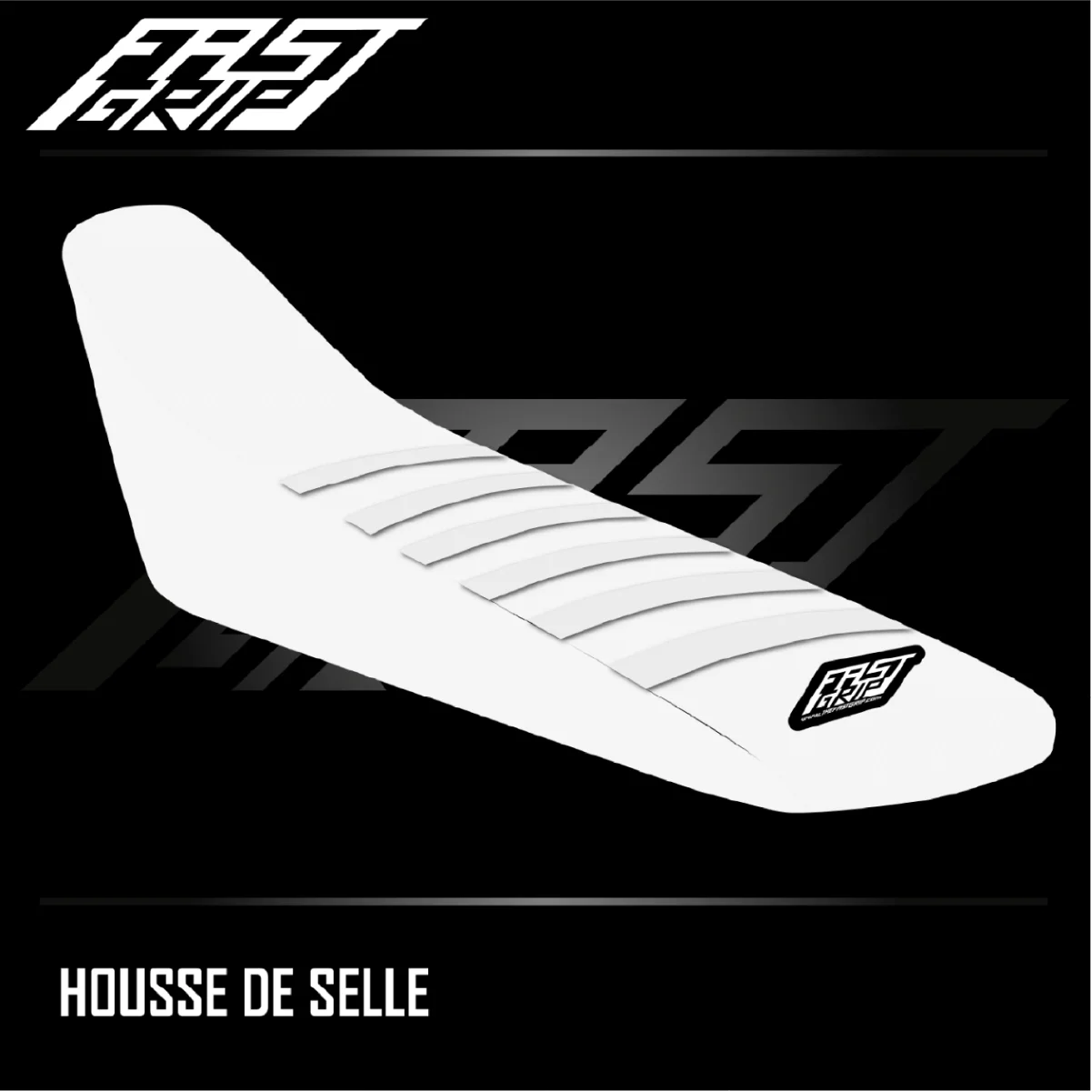 Housse selle Honda 250 RX 450 RX Blanche Expériences Mémorables Extérieur