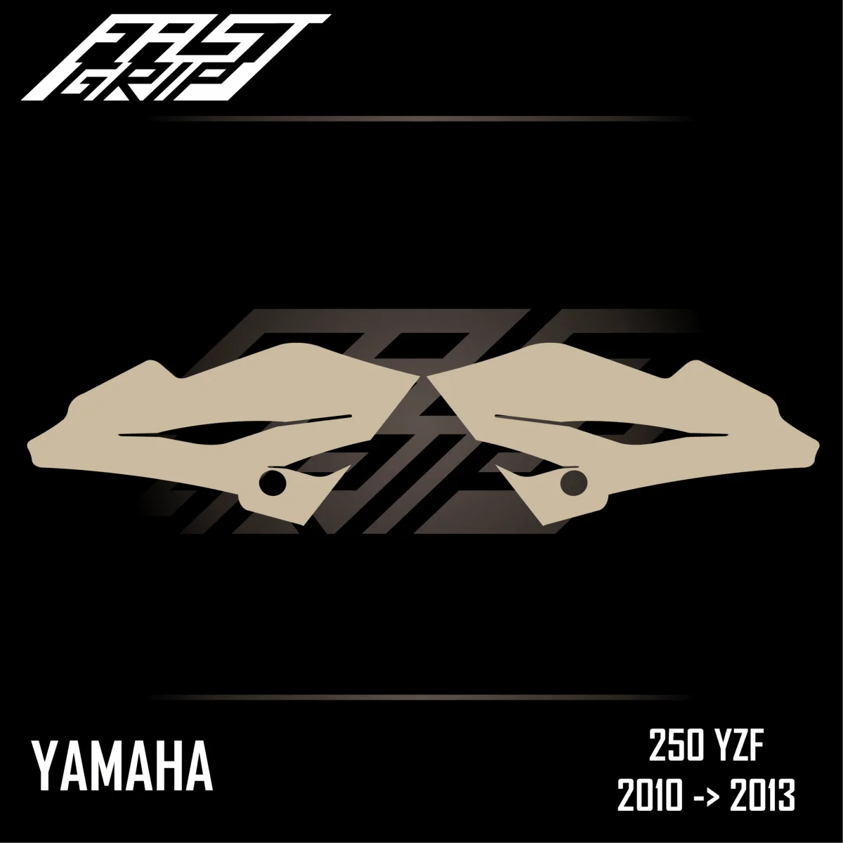 Kit autocollant protection ouïes de radiateur Yamaha 250 YZF 2010 -> 2013 FULL GRIP Transparent - Tout pour Créer des Expériences Mémorables R&G en Extérieur