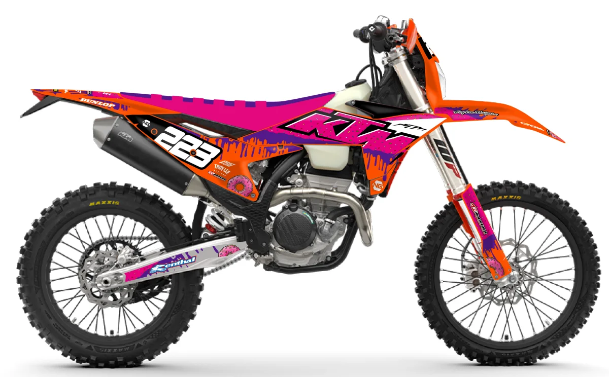 Kit NG KTM 250 450 EXC EXCF TPI DONUTS Séries Expériences Mémorables Extérieur