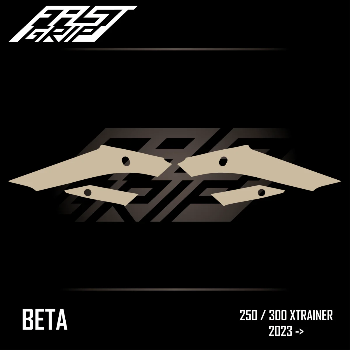 Kit autocollant protection ouïes de radiateur Beta 250 / 300 XTRAINER 2023 -> 2026 FULL GRIP Transparent - Tout pour Créer des Expériences Mémorables en Extérieur Enduro