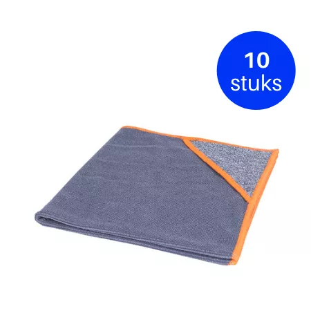 Wecoline microvezeldoek allure scrubdoek grijs/oranje 10 stuks - Vins Rouges Harmonieux pour Chaque Occasion - Peugeot 208