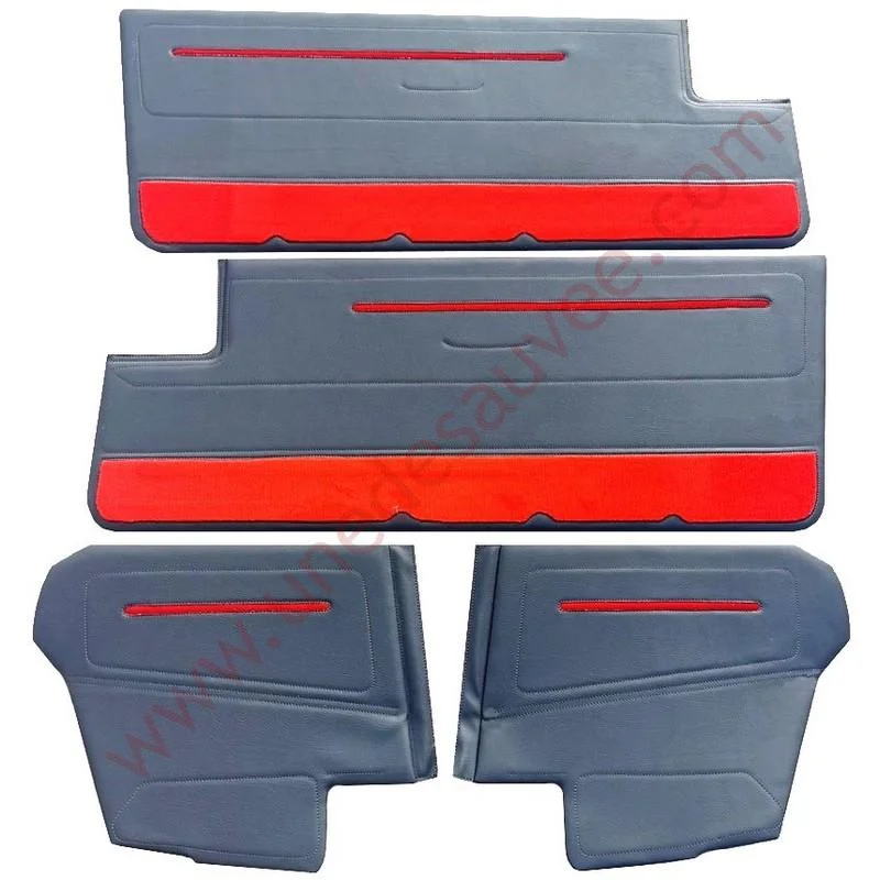PANNEAUX DE PORTES AVANT ARRIÈRE SIMILI CUIR ANTHRACITE PEUGEOT 205 CTI PHASE 1 KIT DE 4 - Saldi Straordinari – Offerte Speciali Disponibili Adesso Kit Panneaux de Portes Peugeot 206 Avant + Arrière Polyester