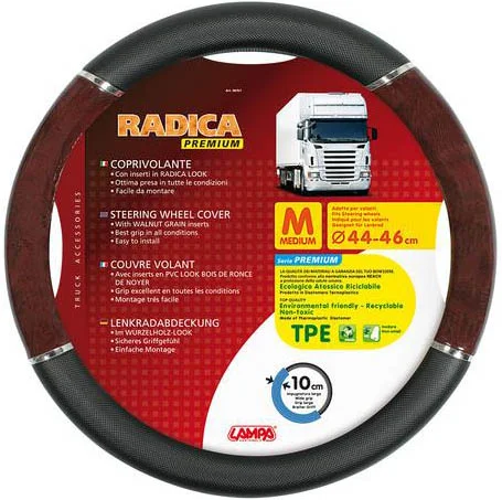 Couvre volant ronce de noyer Radica Premium (grip 10cm) 44-46 cm ou 46-48 cm (pas pour Renault T) - Accessoires Outdoor pour Plus de Liberté de Mouvement - {'count': 1, 'name': 'Pushdowns'}