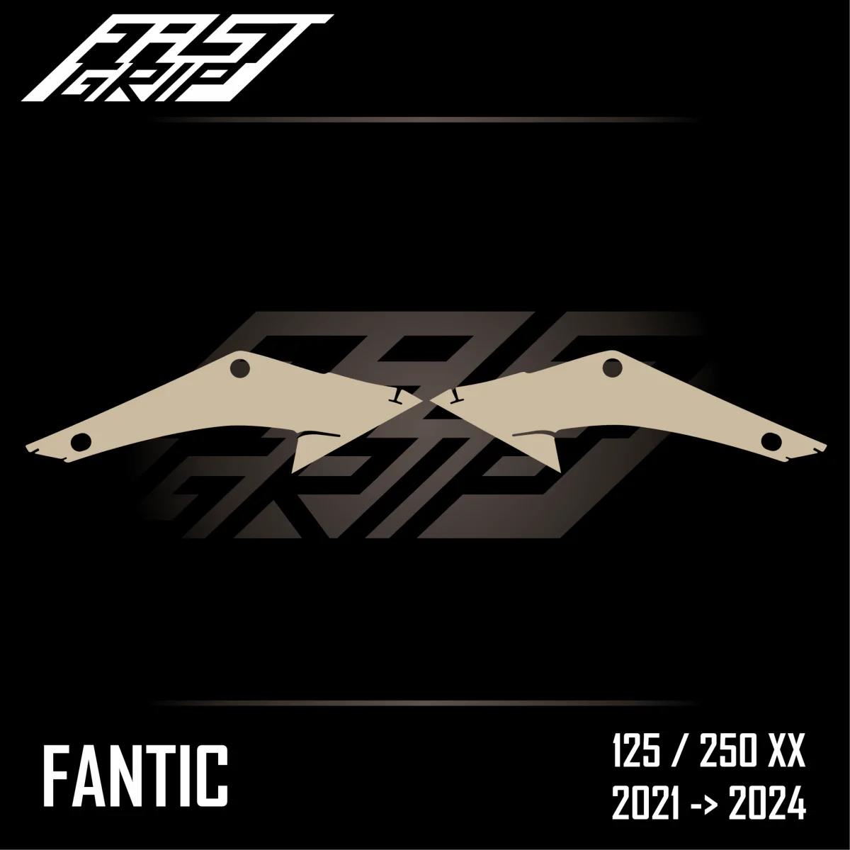 Kit autocollant protection ouïes de radiateur FANTIC 125 / 250 XX 2021 -> 2024 FULL GRIP Transparent - Tout pour Créer des Expériences Mémorables en Extérieur - {'count': 1, 'name': 'XEF450'}