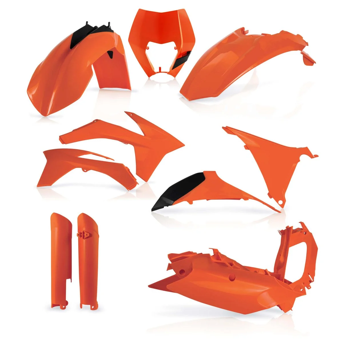 Plastique ACERBIS KTM 125 / 250 / 300 /350 / 450 TPI / EXC / EXCF 2012 -> Graphik 2013 Kit complet - Tout pour Créer des Expériences Mémorables en Extérieur