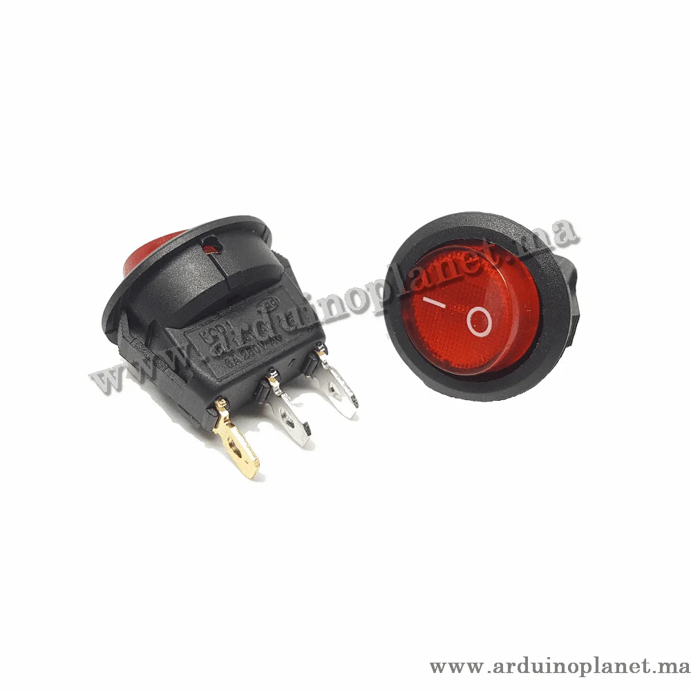 Interrupteur ON/OFF 3 Broches 6A 250V - Saldi Straordinari – Offerte Speciali Disponibili Adesso - Interrupteur bascule