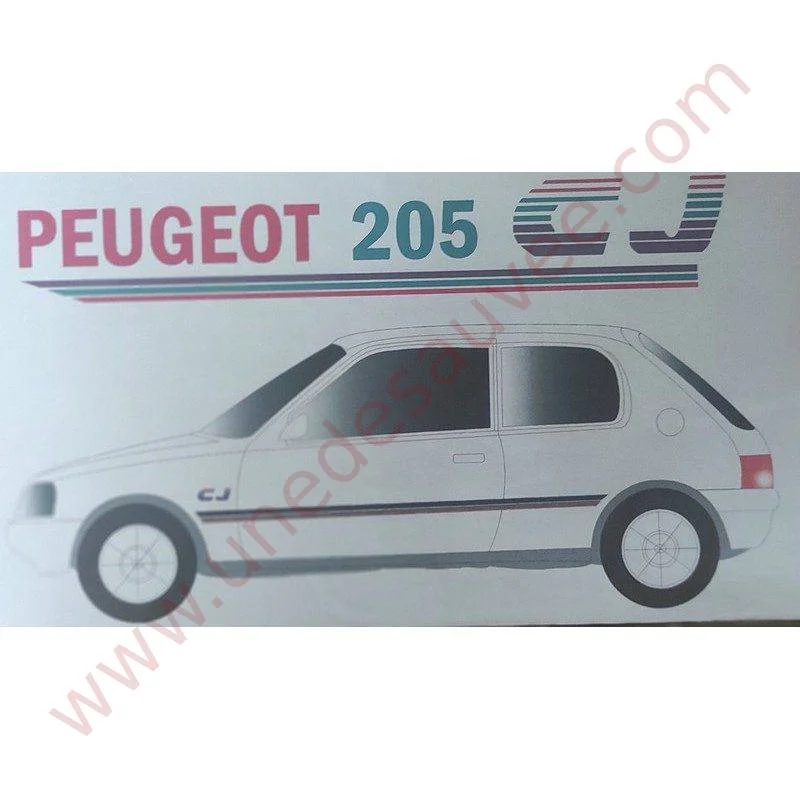AUTOCOLLANTS STICKERS PEUGEOT CJ KIT COMPLET Saldi Straordinari Offerte Speciali Disponibili Adesso