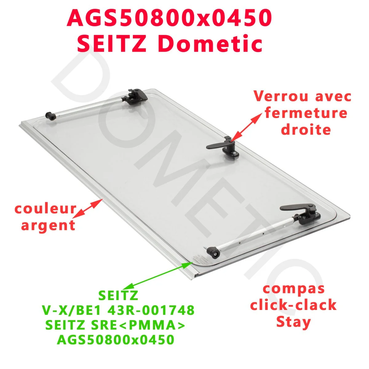 Dometic plexiglass baie remplacement fenêtre camping S4 S5 projetable mm Accessoires Outdoor Liberté Mouvement