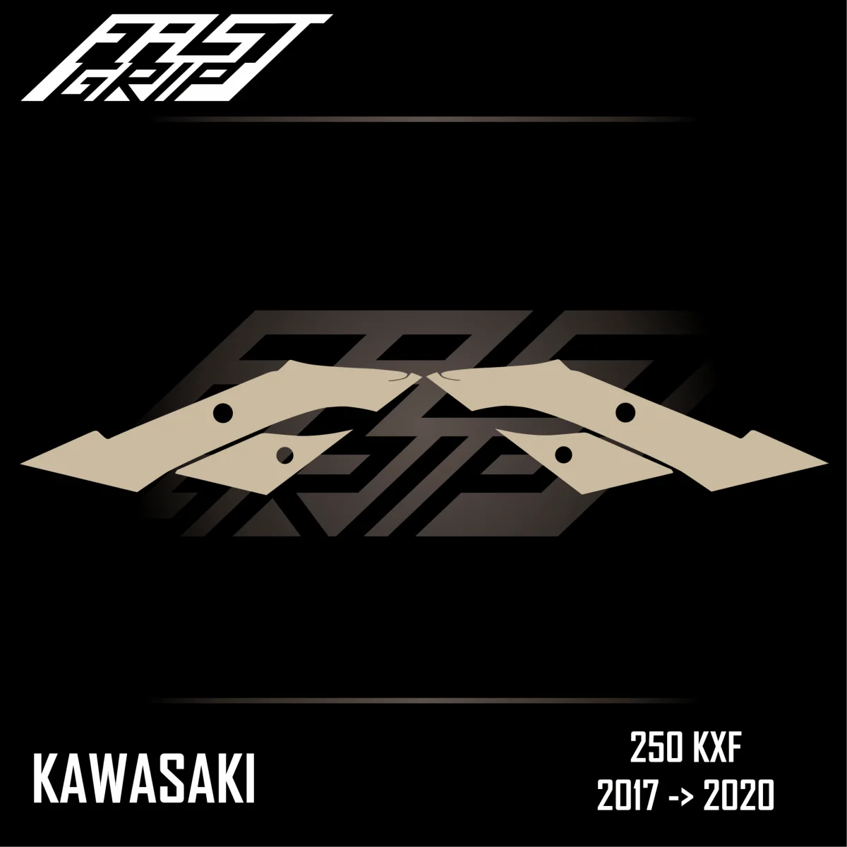 Kit autocollant protection ouïes de radiateur Kawasaki 250 KXF 2017 -> 2020 FULL GRIP Transparent - Tout pour Créer des Expériences Mémorables en Extérieur Hurly