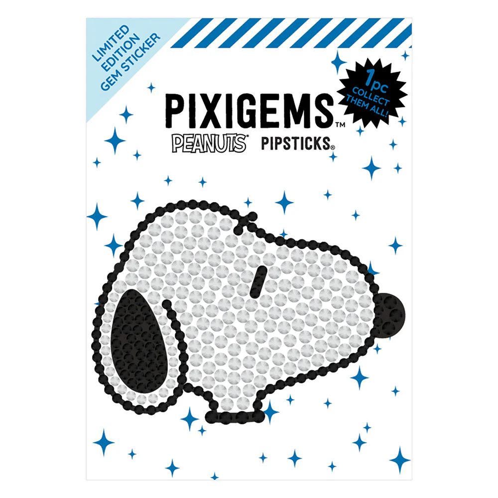 Sticker Pixigems Peanuts Snoopy - Organisation de la maison avec des solutions de nombreuse rangement