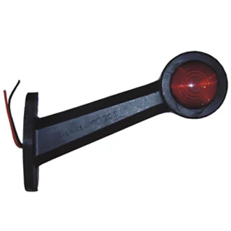 Feu de côté 20 cm droit 24 V - Accessoires Outdoor pour Plus de Liberté de Mouvement Ariane 75 Rouge Cuir Vernis
