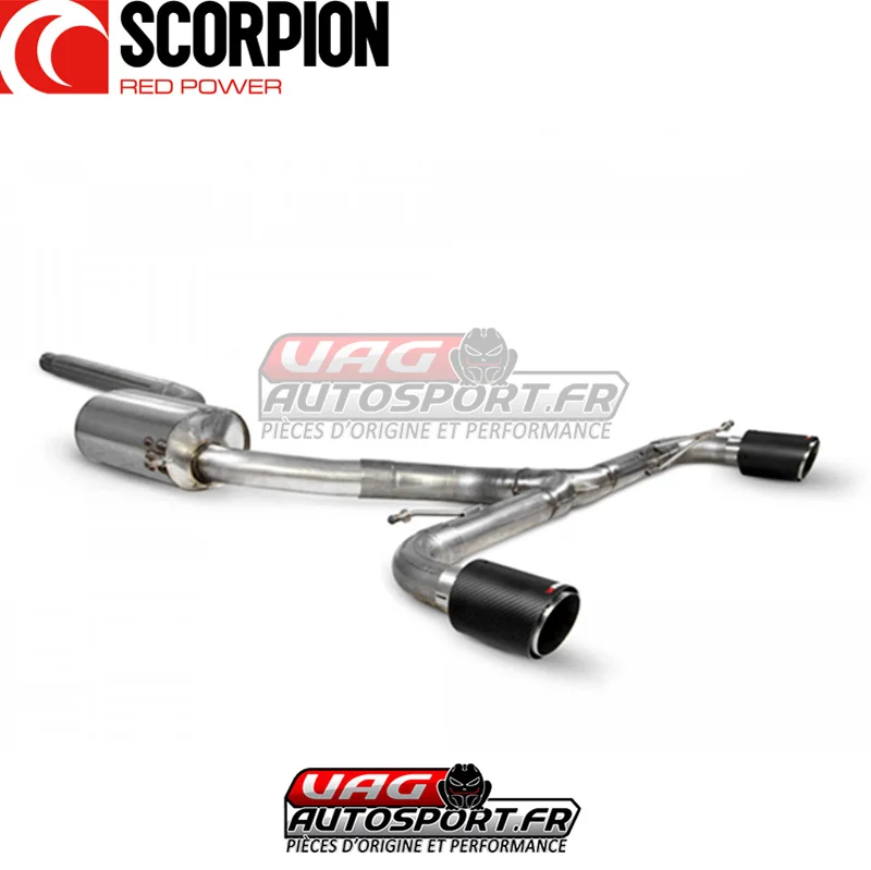 Demi-ligne d’échappement INOX avec sorties ASCARI 100mm – VW Scirocco R – 2.0 TFSI EA113 – SVW072CF – Scorpion - Saldi Straordinari – Offerte Speciali Disponibili Adesso - {'count': 1, 'name': 'SVWC038'}