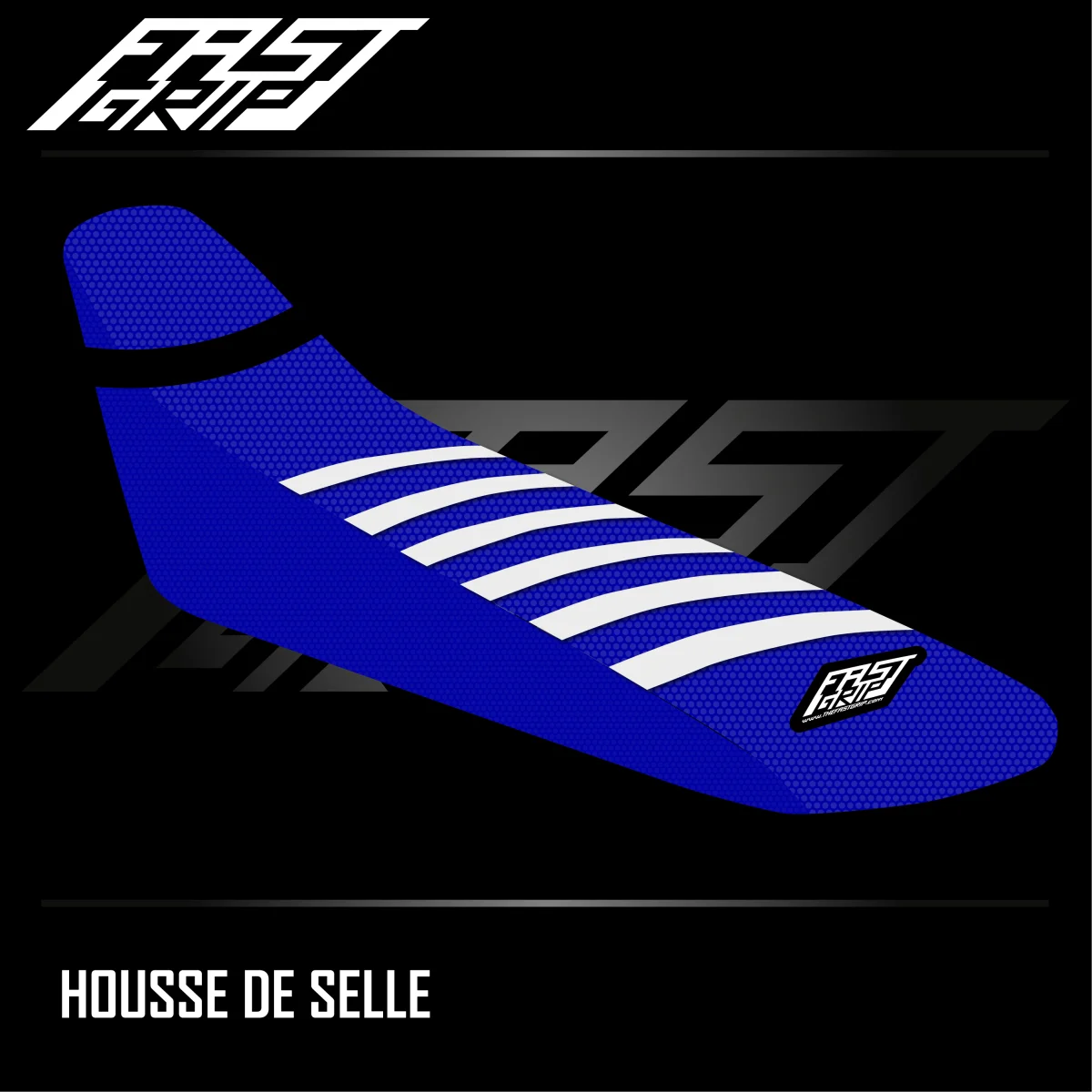 Housse de selle Yamaha 250 YZF 2024 -> 2026 / 450 YZF 2023 –> 2026 Bleue | Blanche - Tout pour Créer des Expériences Mémorables 2023 en Extérieur