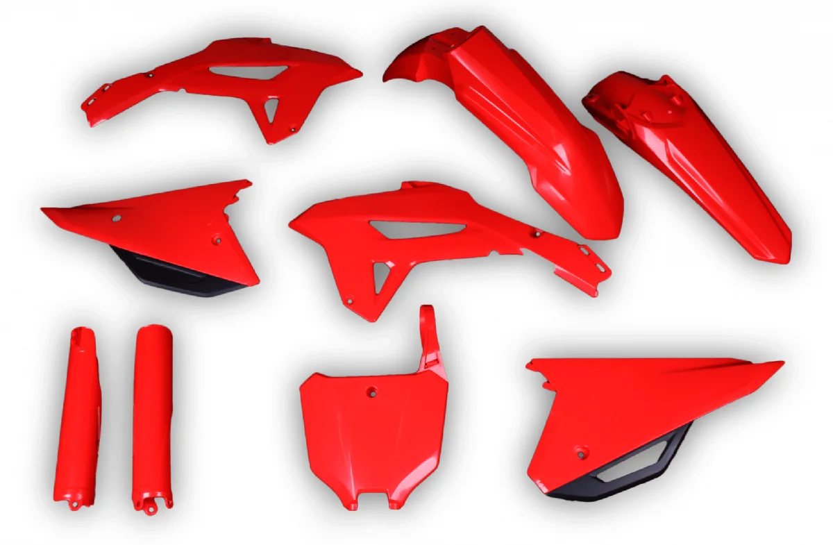 Plastique UFO Honda 250 CRF 2022 -> 2024 / 450 CRF 2021 -> 2024 Kit complet - Tout pour Créer des Expériences Mémorables en Extérieur KIT DECO MOTOCROSS CR/CRF TREK KAKI