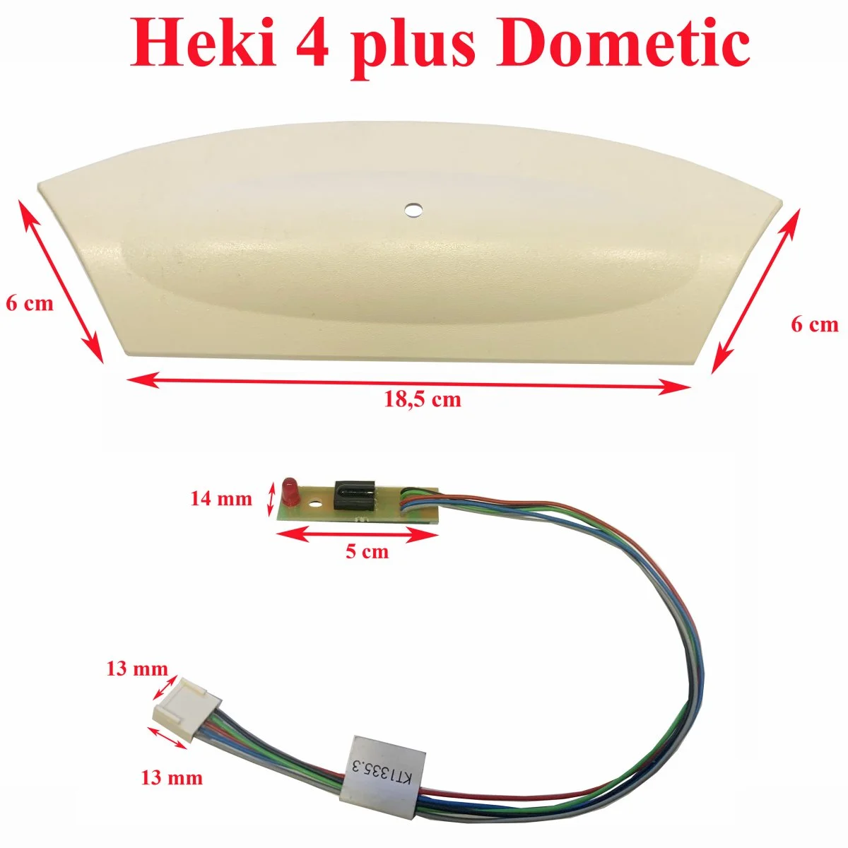 Dometic, électronique capteur de télécommande avec capot pour lanterneau heki 4 plus - Accessoires Outdoor pour Plus de Liberté de Mouvement DOMETIC Seitz pièces détachées Heki III pour camping-car.