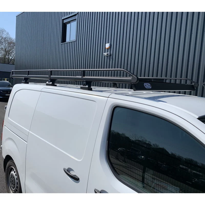 Galerie pour Renault Master – CRUZ en acier galvanisé noir - Éclairage de qualité avec frais de port offerts Éclairage des galeries d'art | LampesDirect