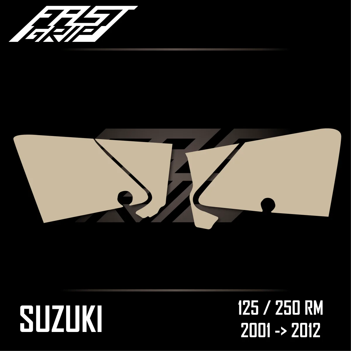 Kit autocollant protection plaques latérales SUZUKI 125 / 250 RM 2001 -> 2012 FULL GRIP Transparent - Tout pour Créer des Expériences Mémorables en Extérieur Grip de Réservoir Latéral Blackbird Transparent - Grip reservoir moto