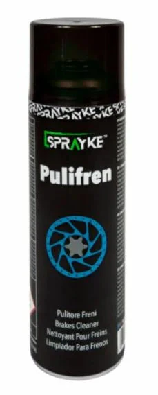 SPRAYKE Pulifren Nettoyant de freins et nettoyant multi-usages pour vélos - Accessoires Outdoor pour Plus de Liberté de Mouvement - {'count': 1, 'name': 'Errecom'}