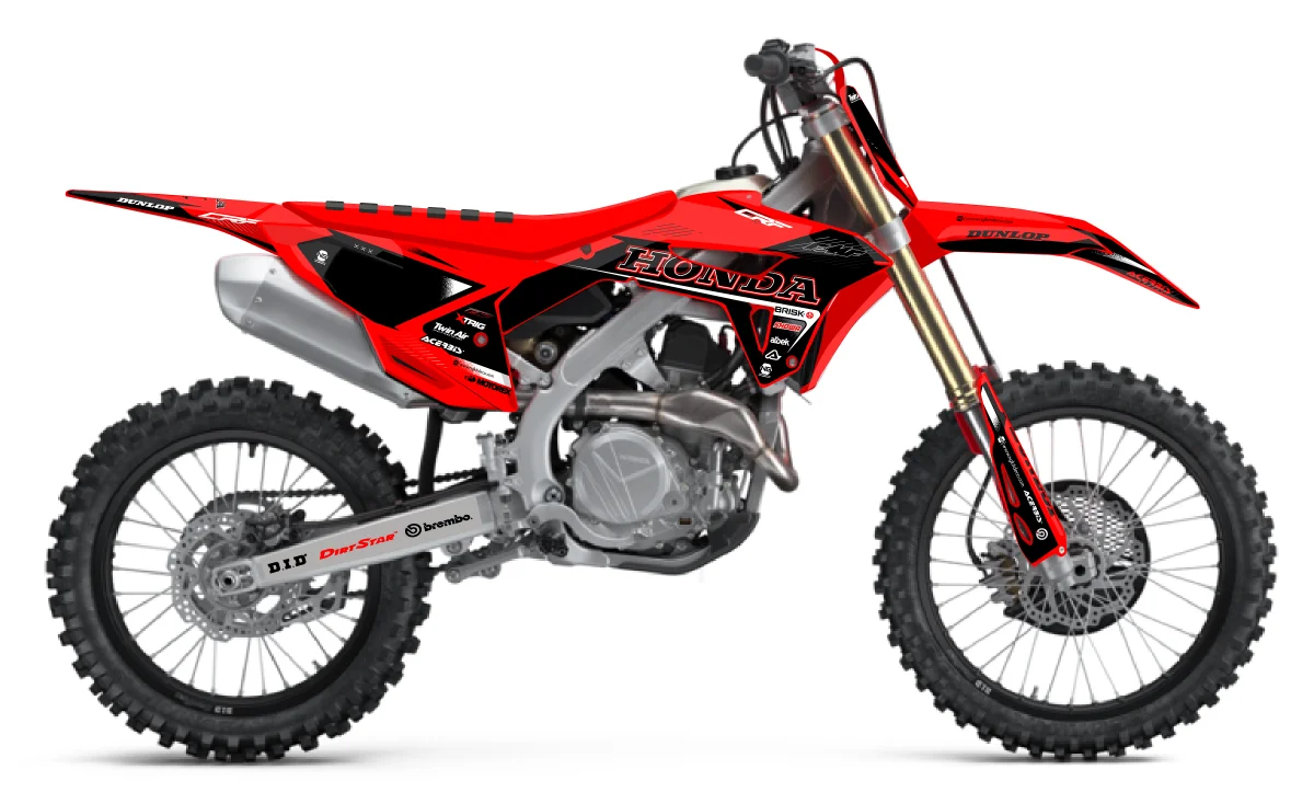 Kit déco NG Honda 250 CRF 2022 -> 2024 / 450 CRF 2021 -> 2024 | ALBA Séries - Tout pour Créer des Expériences Mémorables en Extérieur Support de plaque R&G Adventure Sports pour Honda Africa Twin CRF