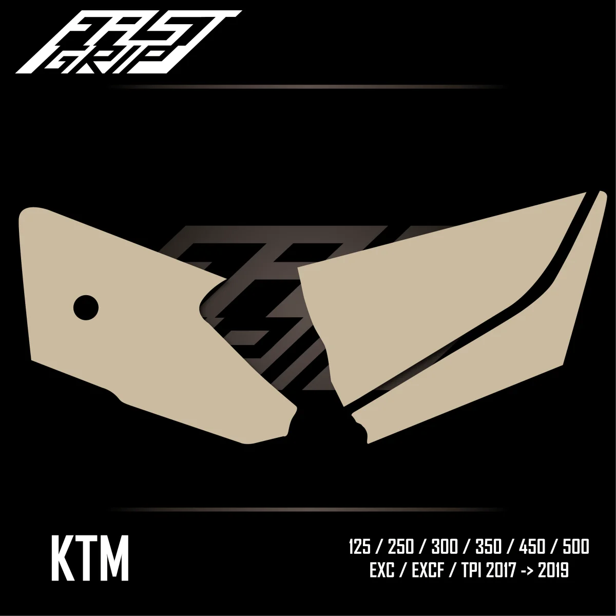 Kit autocollant protection plaques latérales KTM 125 / 250 / 300 / 350 / 450 / 500 EXC / EXCF / TPI 2016 -> 2019 FULL GRIP Transparent - Tout pour Créer des Expériences Mémorables en Extérieur Kit autocollant protection plaques latérales Honda 250 CRF 2025 -> 2027 /  450 CRF 2025 ->