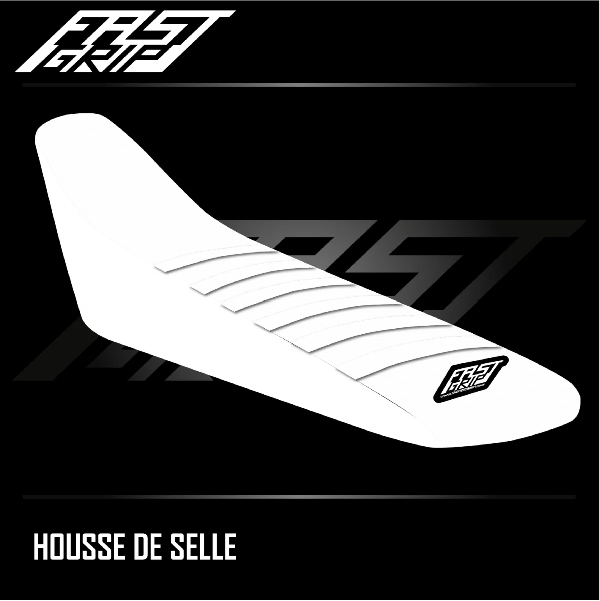 Housse de selle KTM 125 / 250 fabrication / 350 / 450 SX / SXF 2007 -> 2010 Blanche - Tout pour Créer des Expériences Mémorables en Extérieur