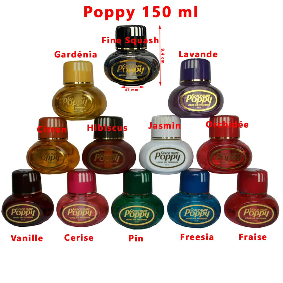 Désodorisant Poppy Original 150 ml avec différents parfums - Accessoires Outdoor pour Plus de Liberté de Mouvement - {'count': 1, 'name': 'style'}