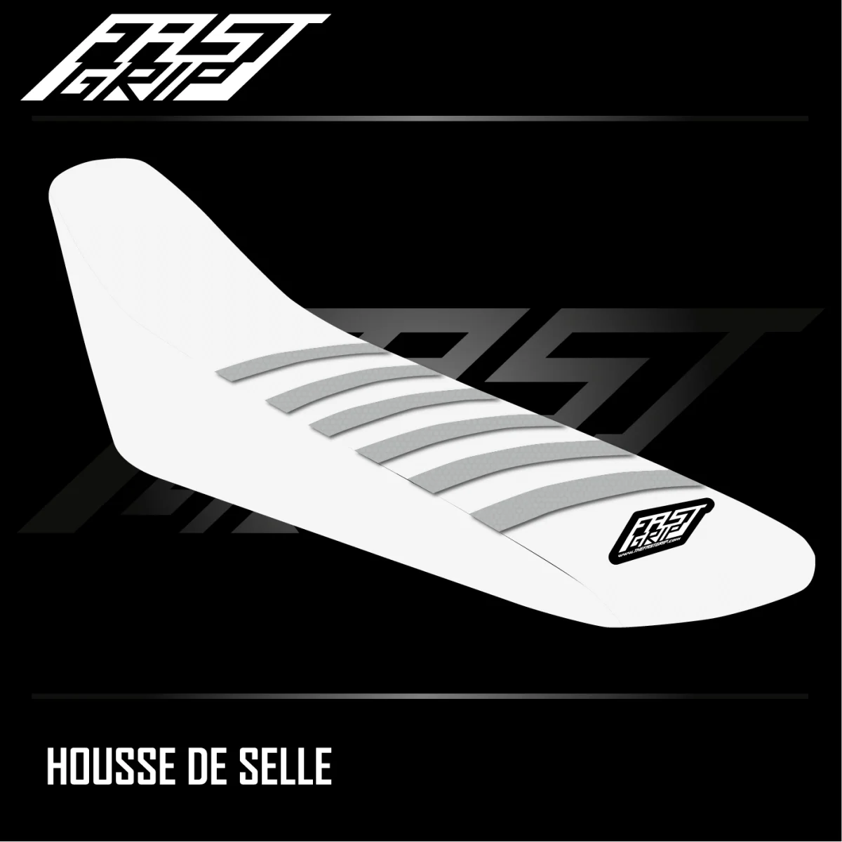 Housse de selle Husqvarna 125 / 250 / 350 / 450 TC / FC 2019 -> 2022 Blanche | Grise - Tout pour Créer des Expériences Mémorables en Extérieur Housse de Selle 125 Sur-Mesure (YZ, DTR, KX, CR…) | BKS