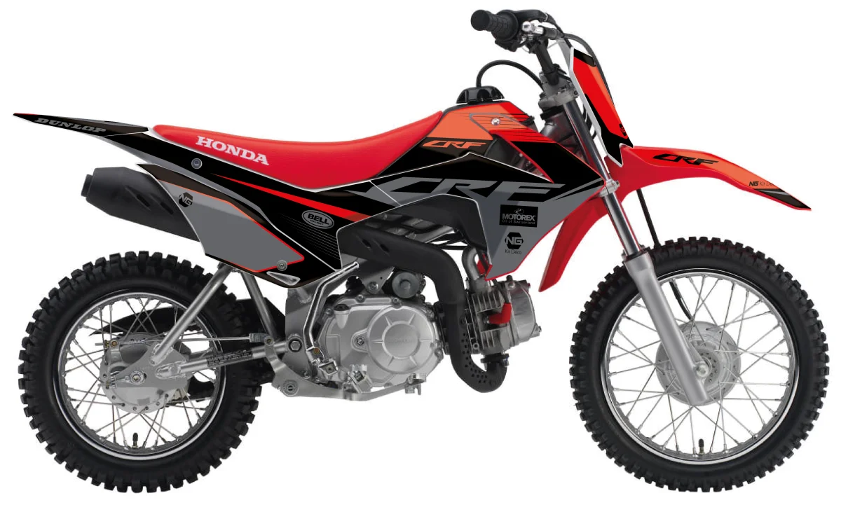 Kit déco NG Honda 110 CRF 2013 -> 2018 | SB Séries - Tout pour Créer des Expériences Mémorables en Extérieur À l'intérieur de l'usine Geico/FC Honda CRF250R de RJ Hampshire - Fant  Files - Dirt Bike Magazine