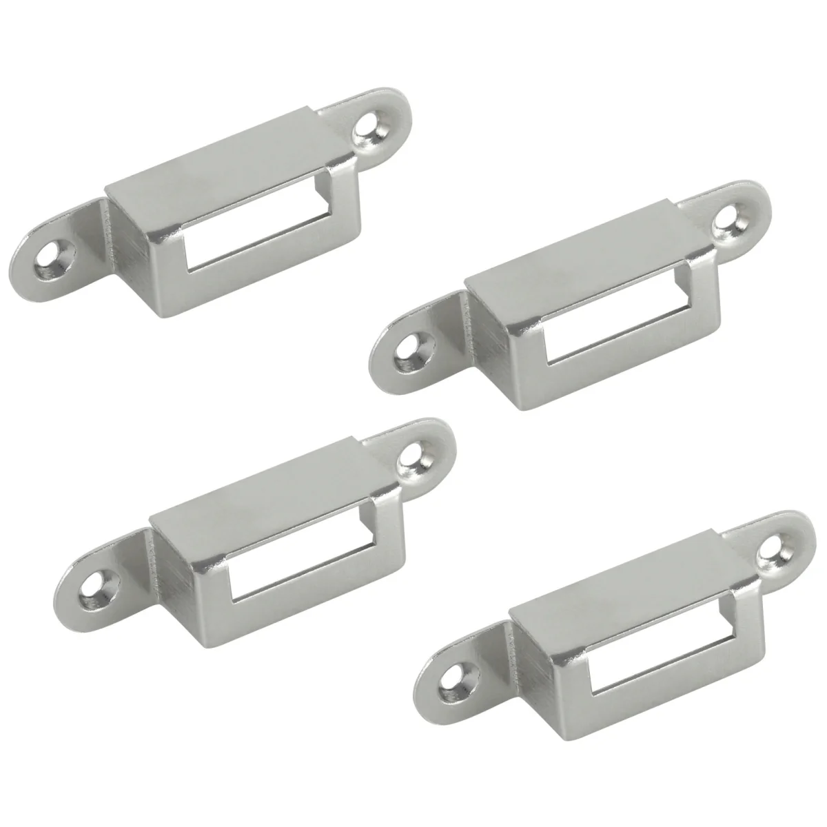 Boîte de verrouillage pratique en 4 pièces, en acier, surface : nickelée, 63 mm (2-31/64″), 14.01.500-1. - Saldi Straordinari – Offerte Speciali Disponibili Adesso - {'count': 6, 'name': 'Lettres'}