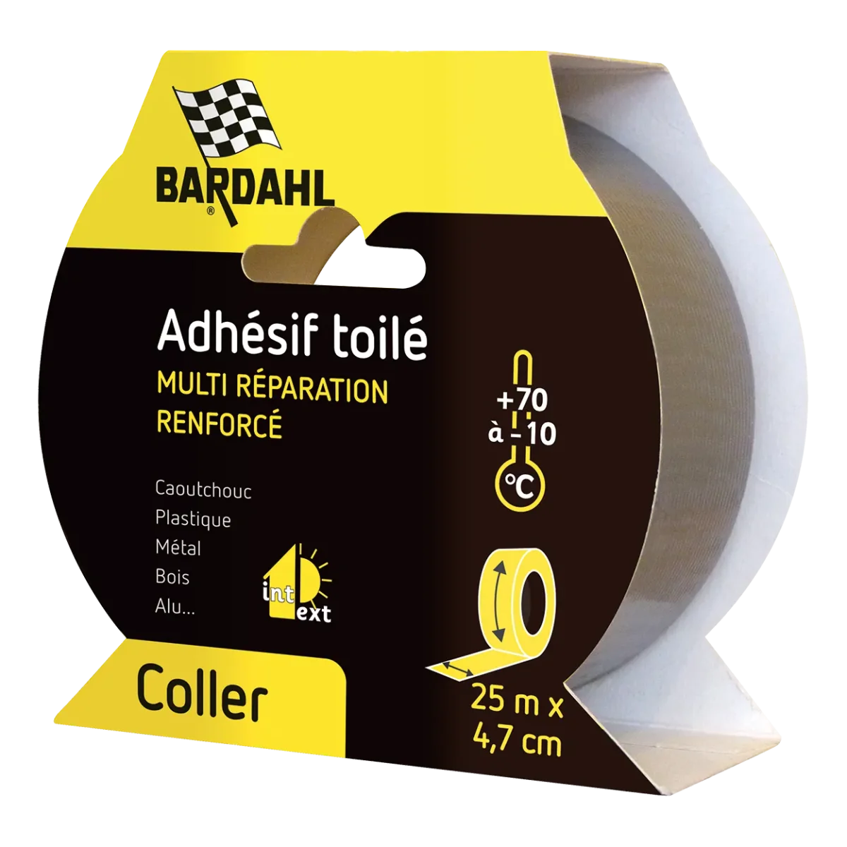 Adhésif toilé Bardahl - Saldi Straordinari – Offerte Speciali Disponibili Adesso Acheter Ruban adhésif toilé CROP Noir 50 mm – à l'unité ? - CROP