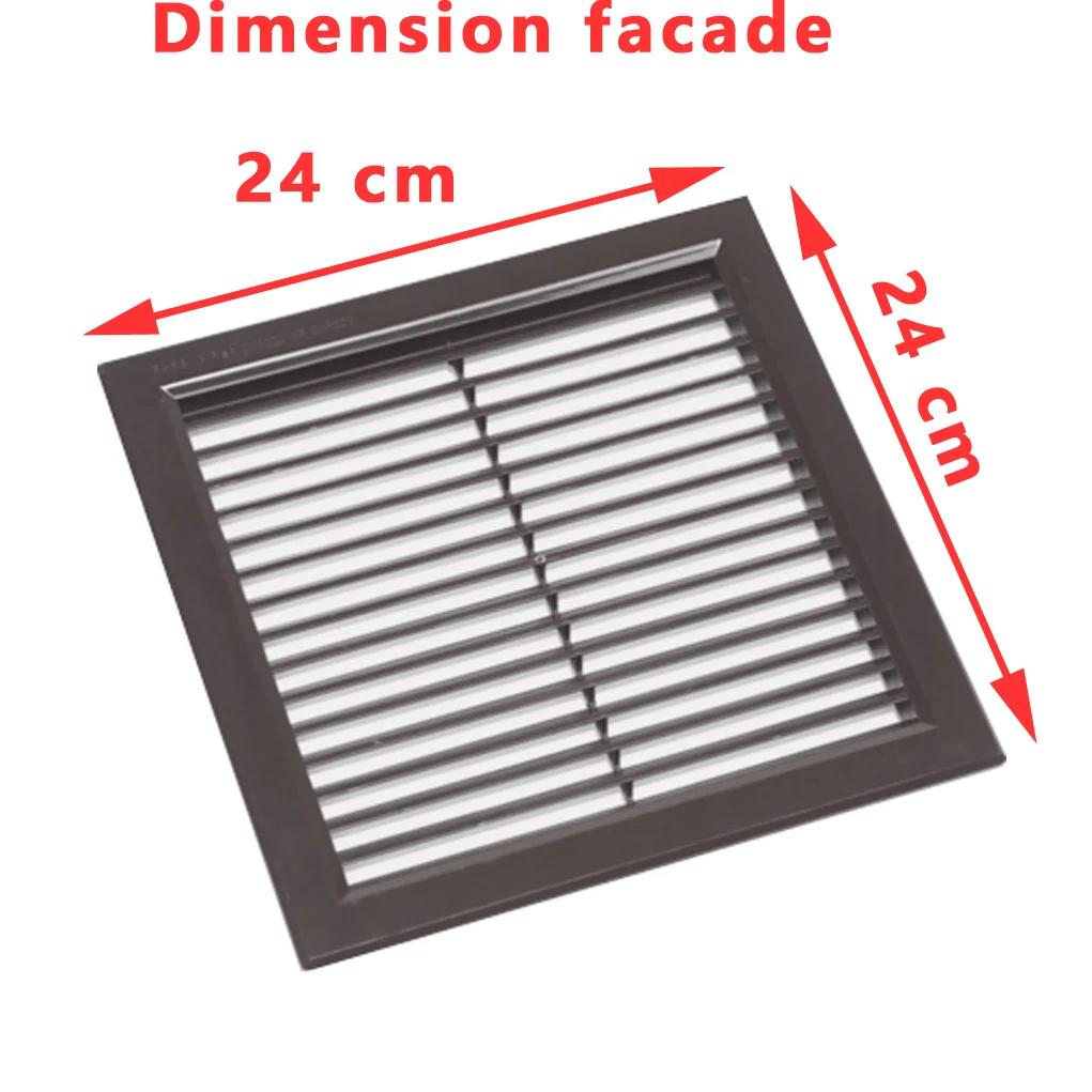 Dometic, grille rectangulaire d’entrée d’air pour climatiseur FRESHWELL 3000, FWX4 - Accessoires Outdoor pour Plus de Liberté de Mouvement Grille triple intelligente pour climatiseur mobile – Aluminium extrudé  300x150 mm – Lamelles réglables manuellement et par moteur – Airzone