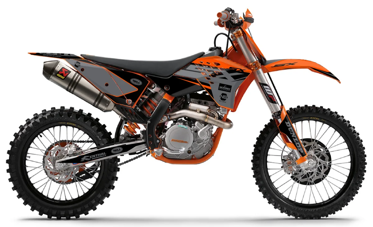 Kit déco NG KTM 125 / 250 / 300 / 450 SX / SXF 2007 -> 2010 | SB Séries - Tout pour Créer des Expériences Mémorables en Extérieur - {'count': 1, 'name': 'BGYB'}