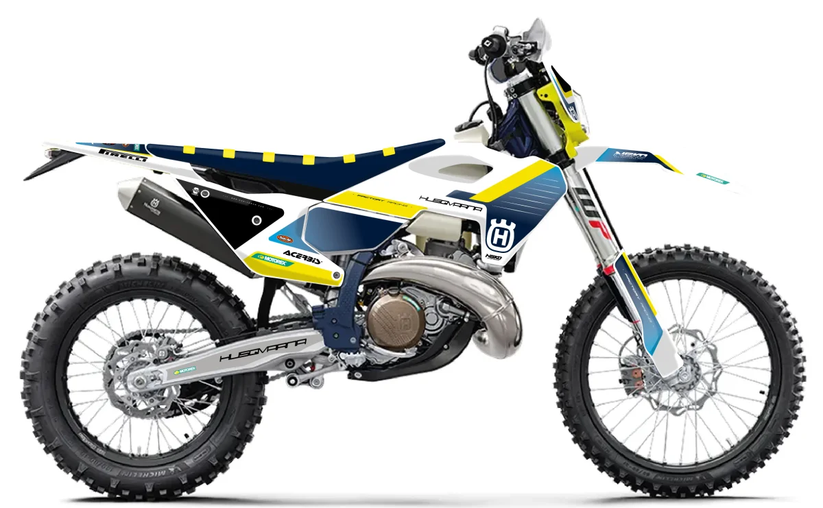 Kit déco NG Husqvarna 125 / 250 / 300 / 350 / 450 / 501 TE / FE 2024 -> 2025 | Originality 2025 - Tout pour Créer des Expériences Mémorables en Extérieur Husqvarna Motorcycles reveals limited-edition Heritage models - Husqvarna  Motorcycles