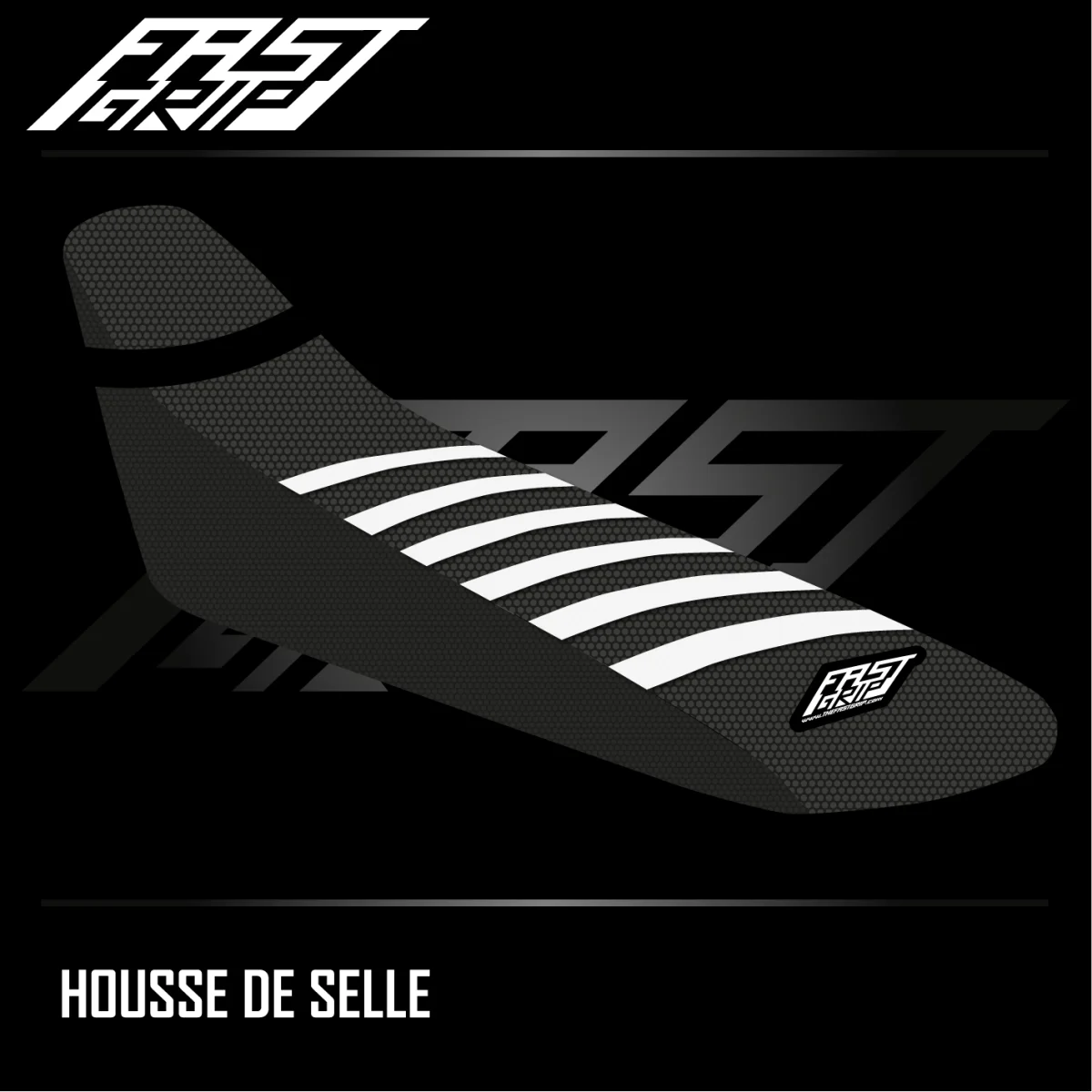 Housse selle Yamaha YZF -> YZF gt Noire Blanche Expériences Mémorables Extérieur