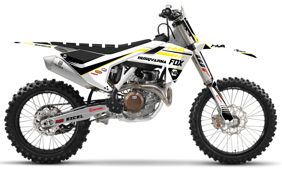 Kit déco NG Husqvarna 125 / 250 / 300 / 450 TC / FC 2016 -> 2018 | PUSH Séries - Tout pour Créer des Expériences Mémorables Barthelemy en Extérieur