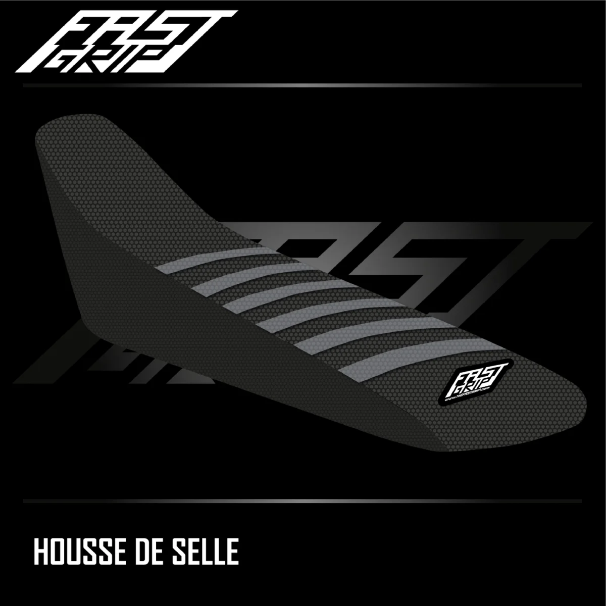Housse de selle STARK EX Noire | Grise - Tout pour Créer des Expériences Mémorables en Extérieur - {'count': 1, 'name': 'Petit'}