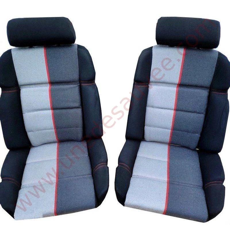 GARNITURES DE SIÈGES TOUS TISSU RAMIER PEUGEOT 205 GTI 1.9 1.6 HABILLAGE – COIFFES – SELLERIE DEUX SIEGES AVANT - Saldi GARNITURES Straordinari – Offerte Speciali Disponibili Adesso