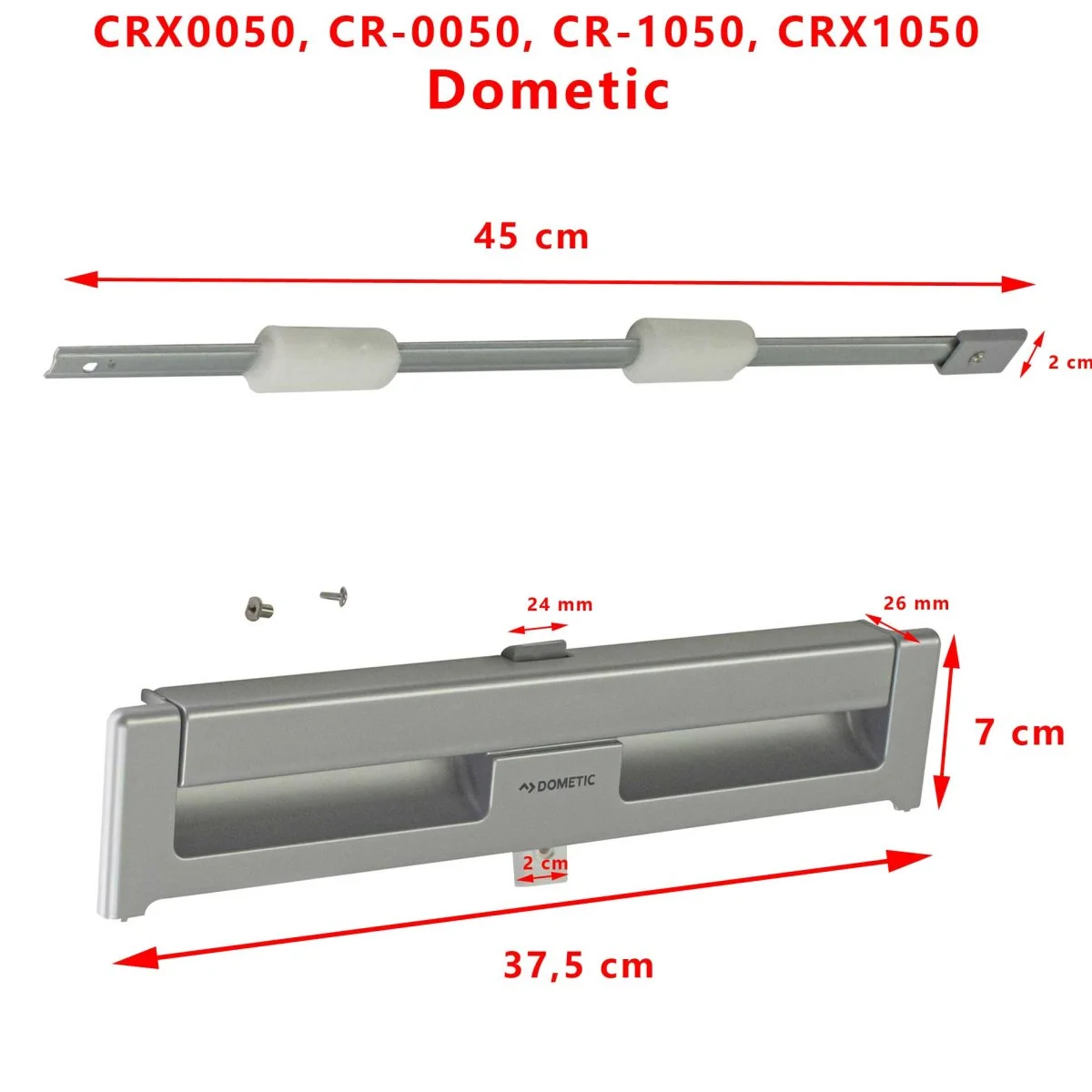 Fermeture de porte complet pour CRP40, CRP040, CRX0050, CR-0050, CR-1050, CRX1050 par Dometic - Accessoires Outdoor pour Plus de Liberté de Mouvement - capuche fermeture porte liberté mouvement
