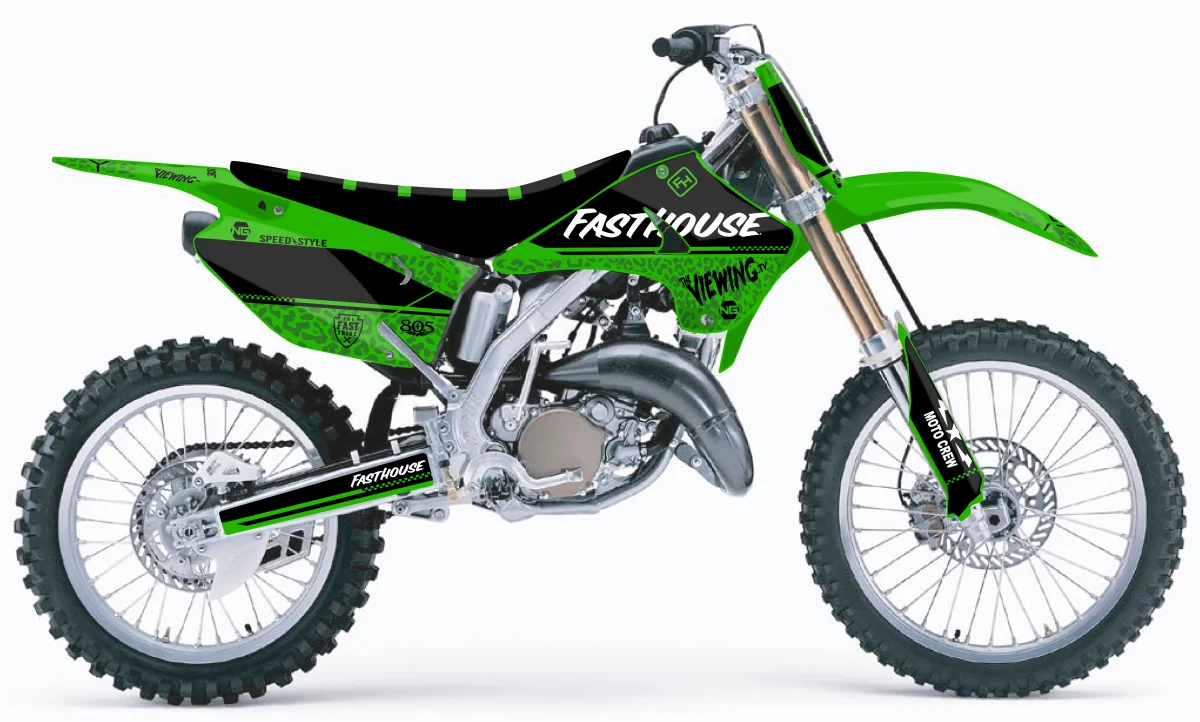 Kit NG Kawasaki KX -> Fasthouse Expériences Mémorables Extérieur