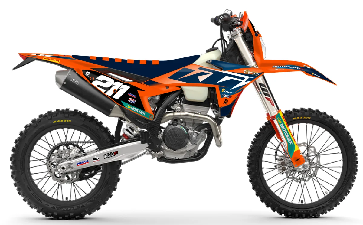 Kit NG KTM 250 450 EXC EXCF TPI Team VDL Motorsports Expériences Mémorables Extérieur