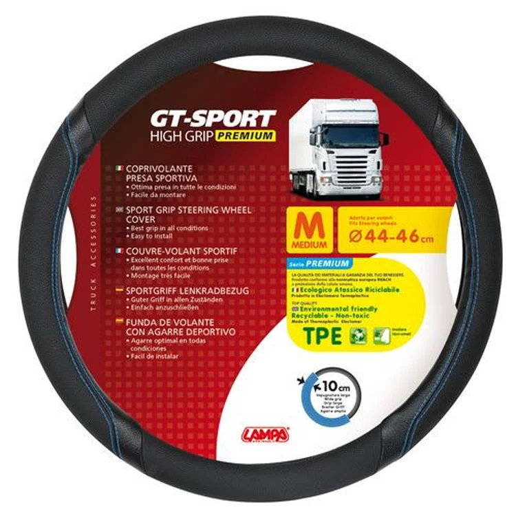 Couvre-volant GT Sport noir couture bleu ou rouge 44-46 cm - Accessoires pièces Outdoor pour Plus de Liberté de Mouvement