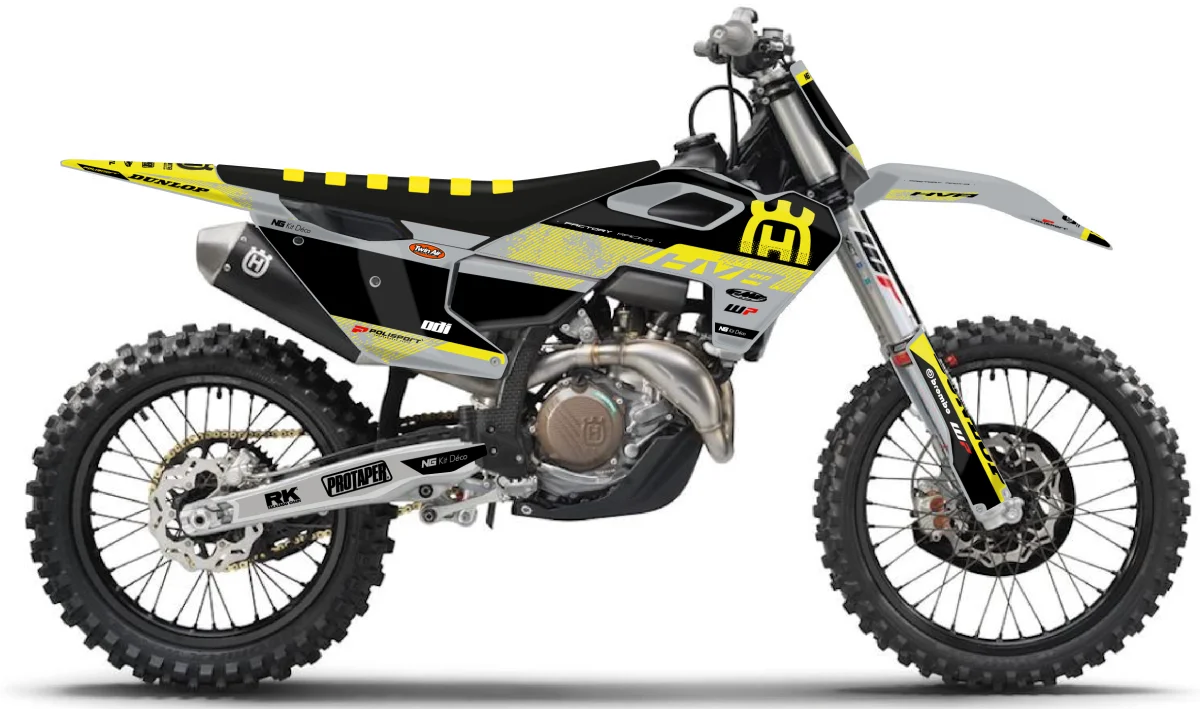 Kit déco NG Husqvarna 125 / 250 / 300 / 450 TC / FC 2023 -> 2024 | SCRATCH Séries - Tout pour Créer des Expériences Mémorables en Extérieur - {'count': 1, 'name': 'Avis'}