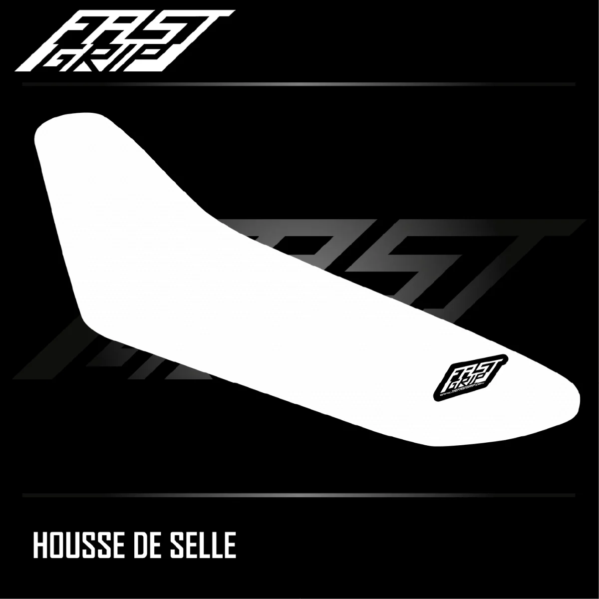 Housse de selle monobloc TM Racing 125 / 144 / 250 / 300 / 450 EN / FI 2015 -> 2021 | Blanche - Tout pour Créer des Expériences Mémorables en Extérieur Housses de selle personnalisés - Broderie et impression