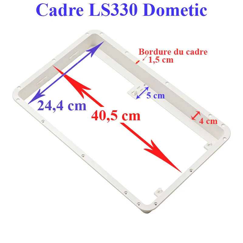 Cadre 273 X 434 mm pour LS330 par Dometic - Accessoires Outdoor pour Plus de Liberté de Mouvement - {'count': 1, 'name': 'fibre'}