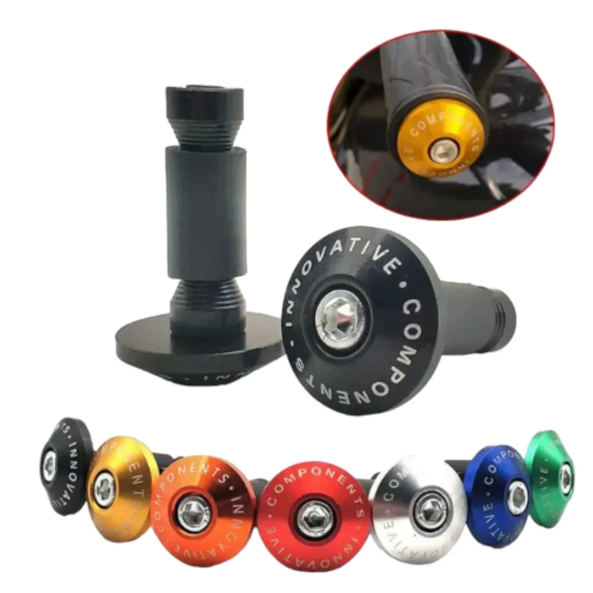 Embouts de guidon ajustables - Des Équipements Pensés pour Profiter de Chaque Instant Dehors Embouts de guidon ABM - BasicCap HEAVY noirs - Tech2Roo